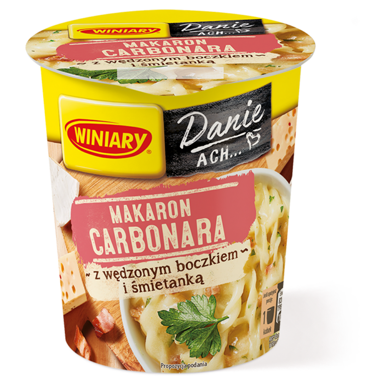 WINIARY DANIE - KUBEK 5 MIN MAKARON CARBONARA 50G