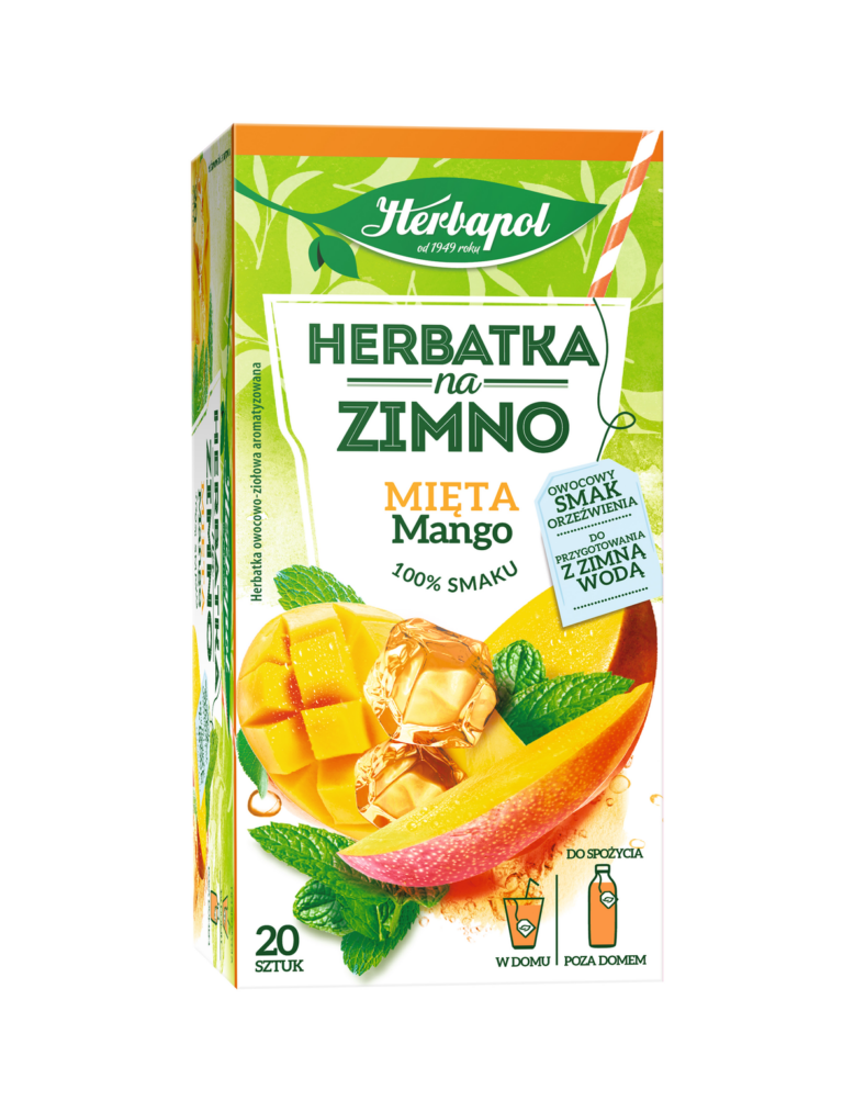 HERBAPOL MINT MANGO COLD HERBAL TEA 20*1.8G