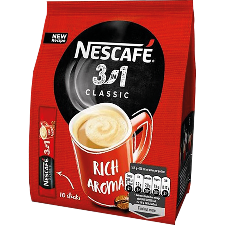NESTLE NESCAFE 3 IN 1 CLASSIC INSTANT COFFEE DRINK 10*16,5G/