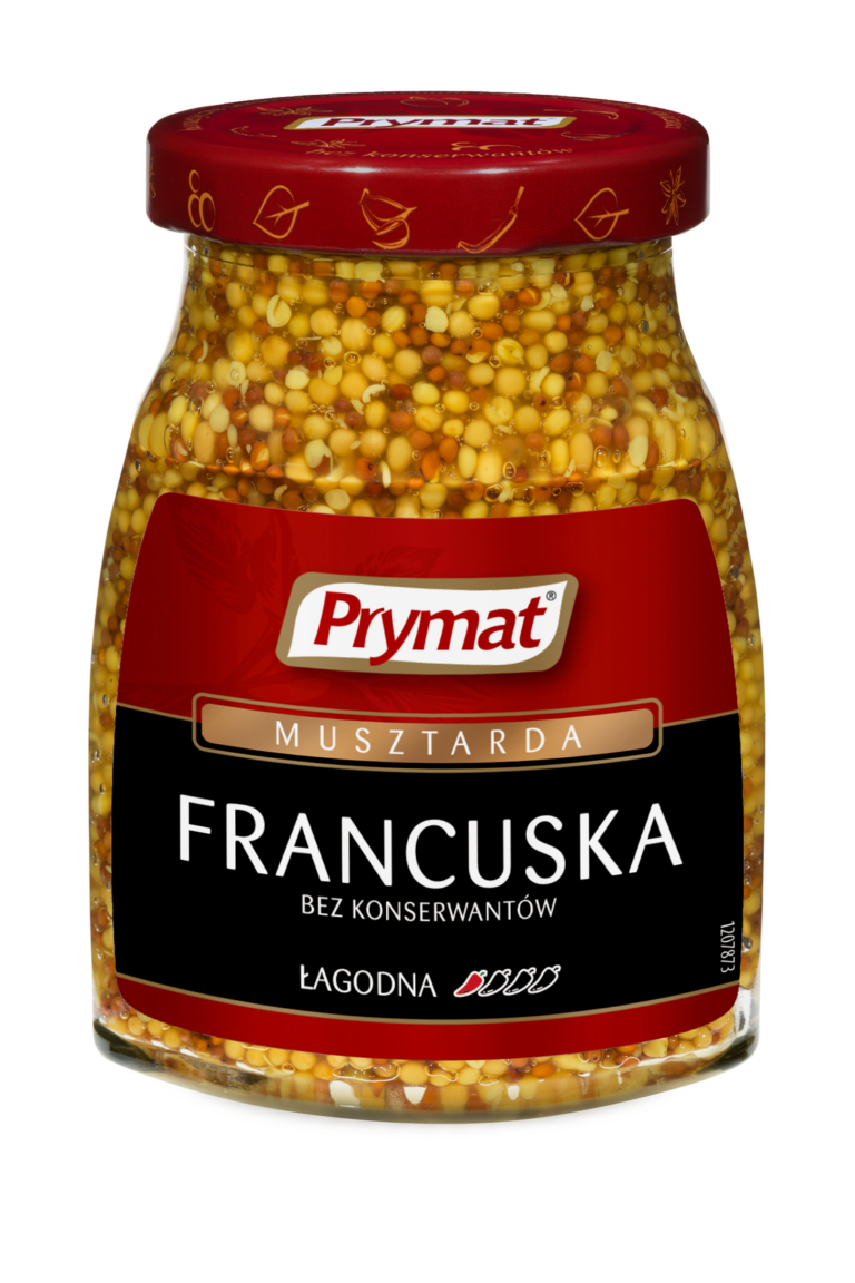 MUSZTARDA PRYMAT 180G - FRANCUSKA
