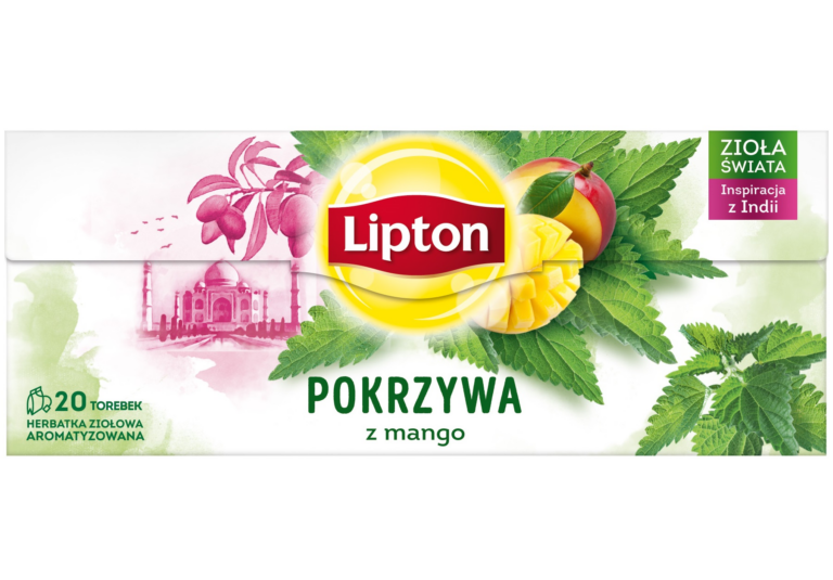 UNILEVER LIPTON MANGO NETTLE FLAVOURED HERBAL TEA 20*1,3G