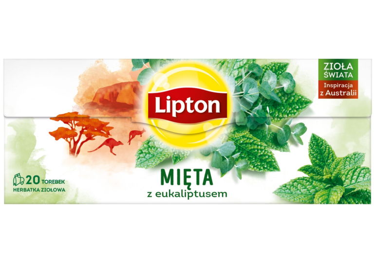 UNILEVER LIPTON MINT WITH EUCALYPTUS FLAVOURED HERBAL TEA 20