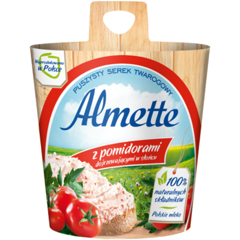 HOCHLAND ALMETTE WITH TOMATOES COTTAGE CHEESE 150G