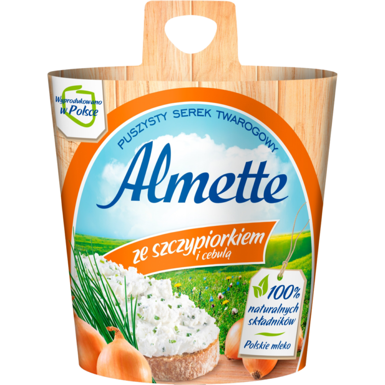 HOCHLAND ALMETTE WITH CHIVE AND ONION FLUFFY COTTAGE CHEESE