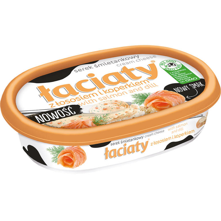 MLEKPOL LACIATY CREAM CHEESE WITH SALMON AND DILL 135G