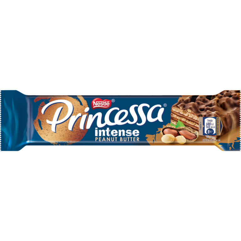 NESTLE PRINCESSA INTENSE PEANUT BUTTER WAFER BAR WITH PEANUT