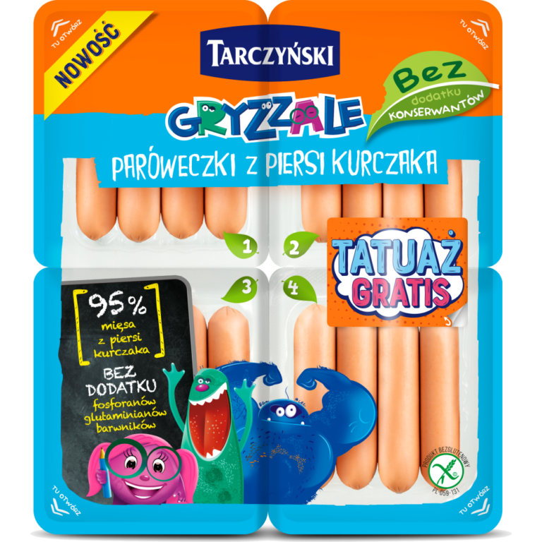 POULTRY SAUSAGES GRYZZALE