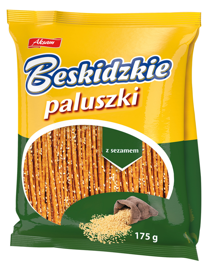 AKSAM BESKIDZKIE STICKS WITH SESAME 175G