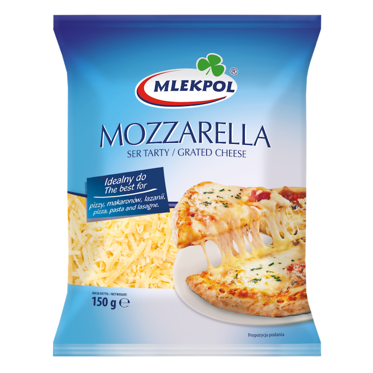 MLEKPOL GRATED MOZZARELLA CHEESE 150G