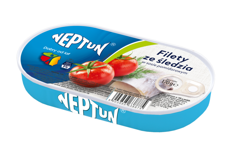 GRAAL NEPTUN HERRING FILLETS IN TOMATO SAUCE 170G