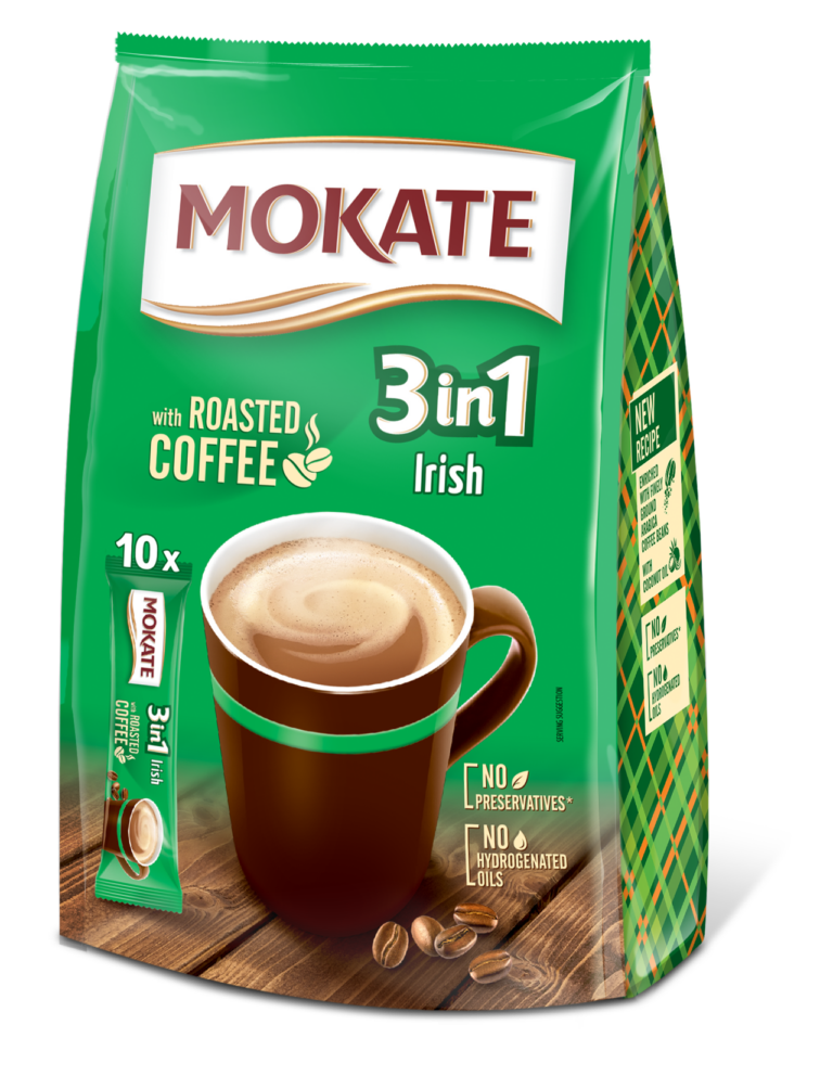 KAWA MOKATE 3W1 ROZPUSZCZALNA IRISH 10X17