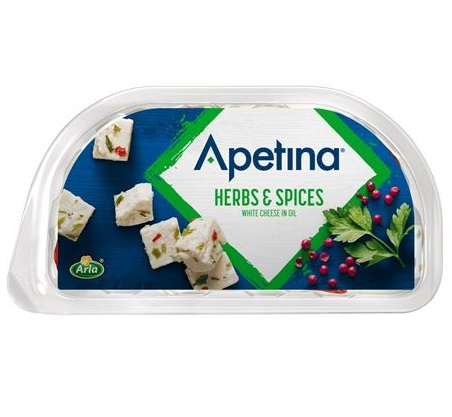 ARLA APETINA MEDITERRANEAN STYLE WHITE CHEESE IN OIL WITH HE