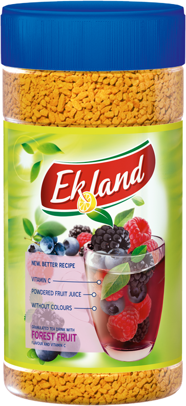 ROMANIA EKLAND FOREST FRUITS FLAVOURED INSTANT TEA DRINK 350