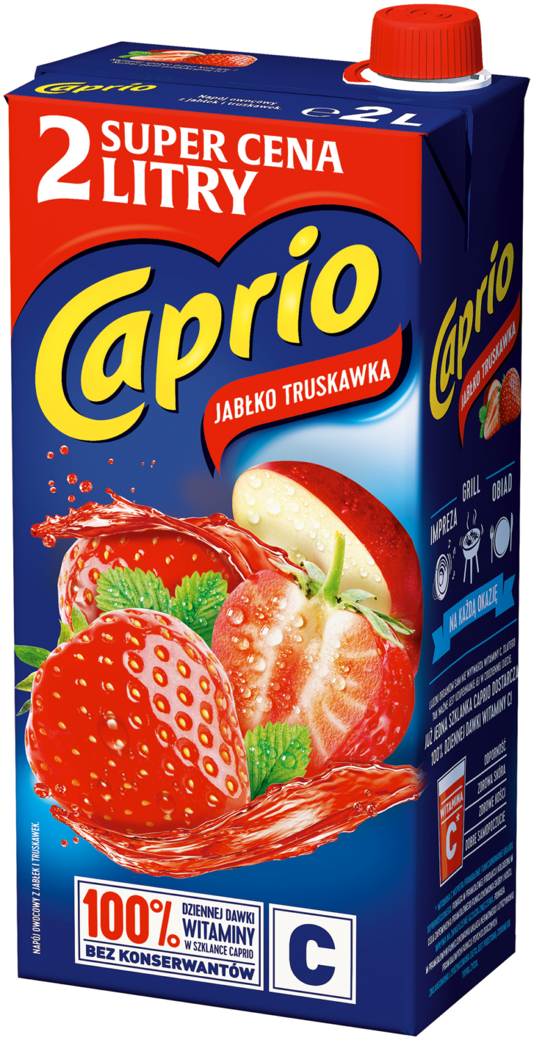 CAPRIO APPLE STRAWBERRY DRINK 2L