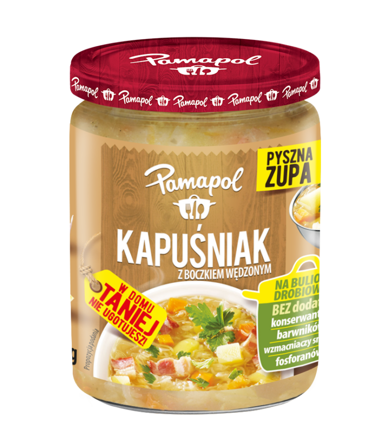 PAMAPOL CABBAGE SOUP WITH SMOKED BACON 470G