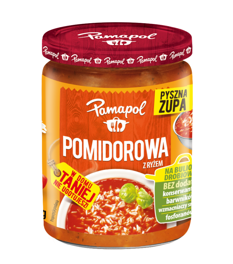 PAMAPOL TOMATO SOUP WITH RICE 470G