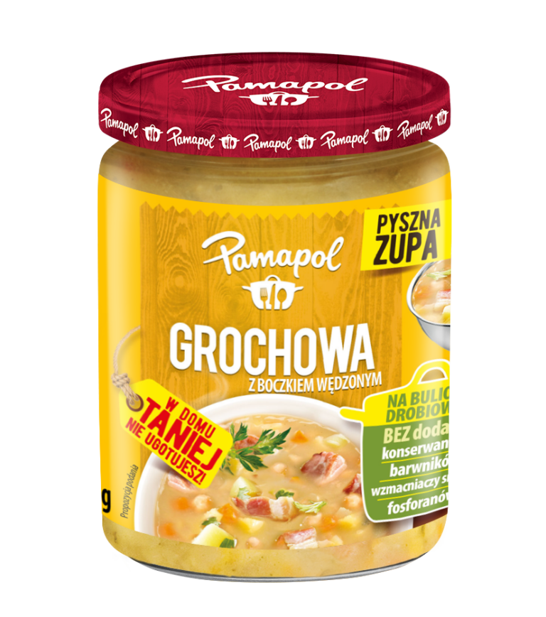 PAMAPOL PEA SUP WITH SMOKED BACON 470G