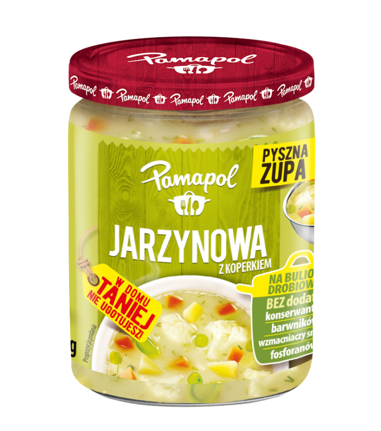 PAMAPOL VEGETABLE SOUP WITH DILL 470G