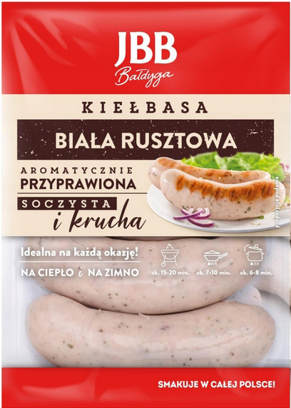 JBB WHITE SAUSAGE CA. 600G (PACK)