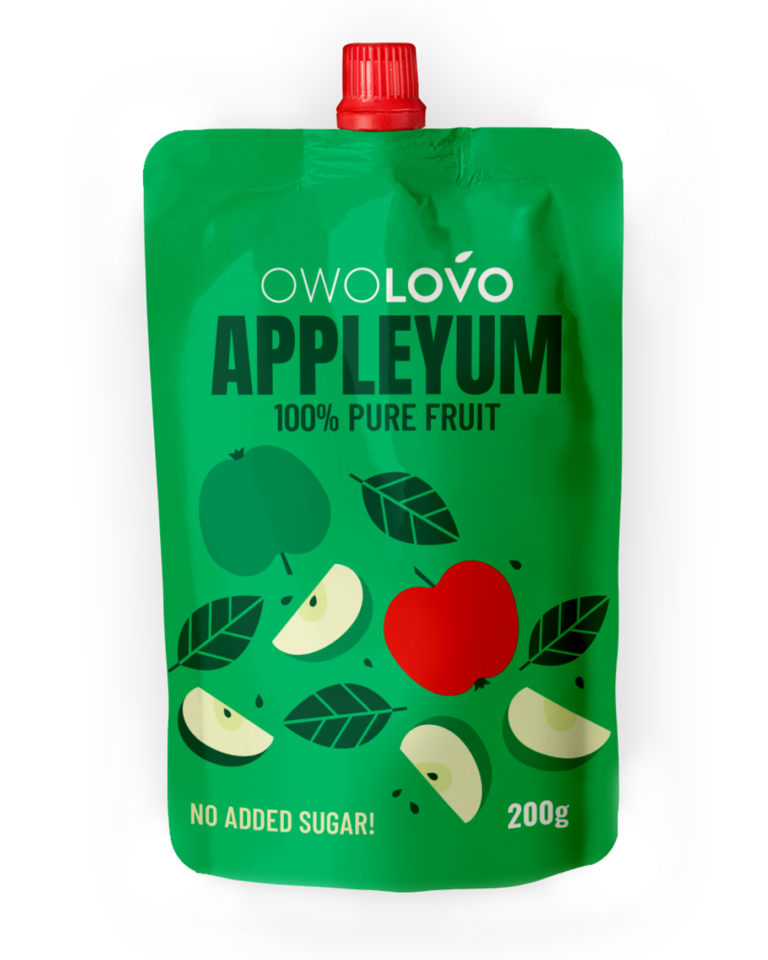 OWOLOVO APPLEYUM APPLE SMOOTH PUREE 200G