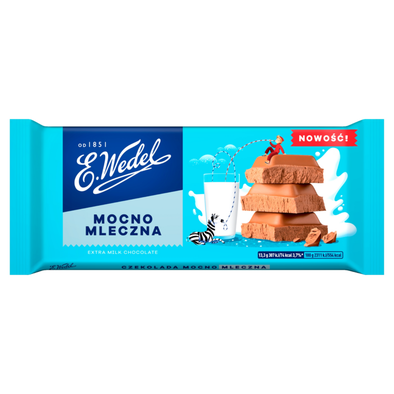 CZEKOLADA WEDEL MOCNO MLECZNA 80G
