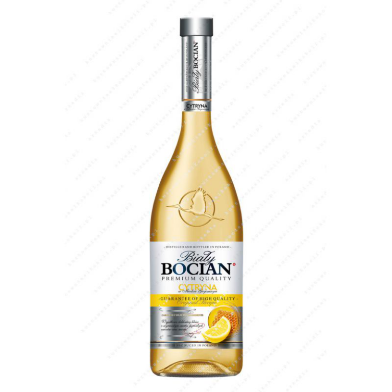 WODKA BIALY BOCIAN MIOD CYTRYNA  30% 500ML