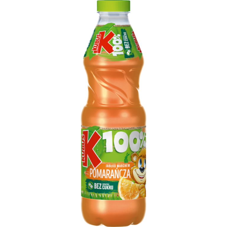 SOK KUBUS 850ML MARCHEW JABLKO POMARANCZ MASPEX