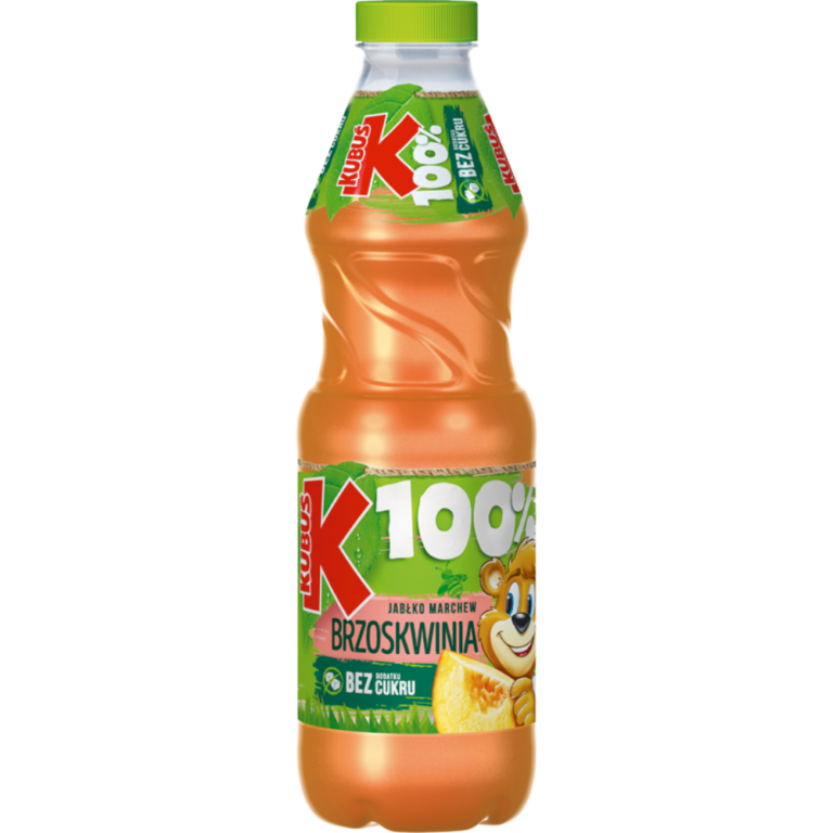 SOK KUBUS 850ML MARCHEW BRZOSKWINIA JABLKO MASPEX