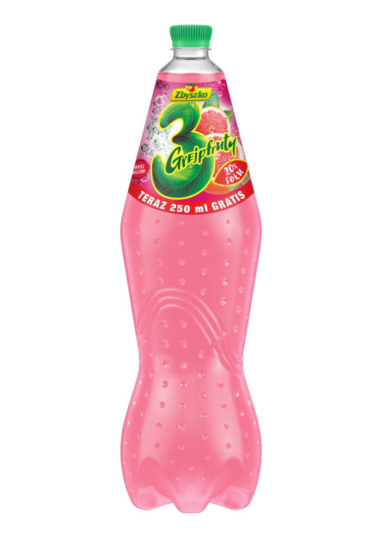 ZBYSZKO 3 GRAPEFRUITS 20% JUICE CARBONATED DRINK 1,75L