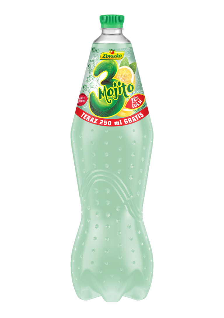 ZBYSZKO 3 FRESH CITRUS MOJITO 20% JUICE CARBONATED DRINK 1,7