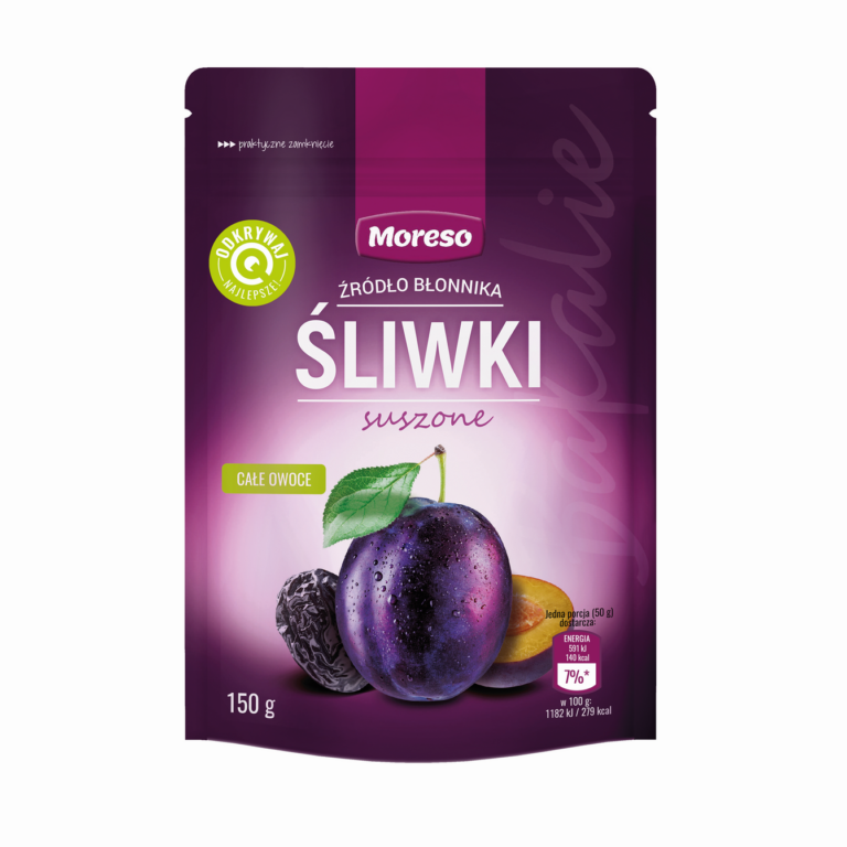 SLIWKA SUSZONA CALE OWOCE 150G MORESO