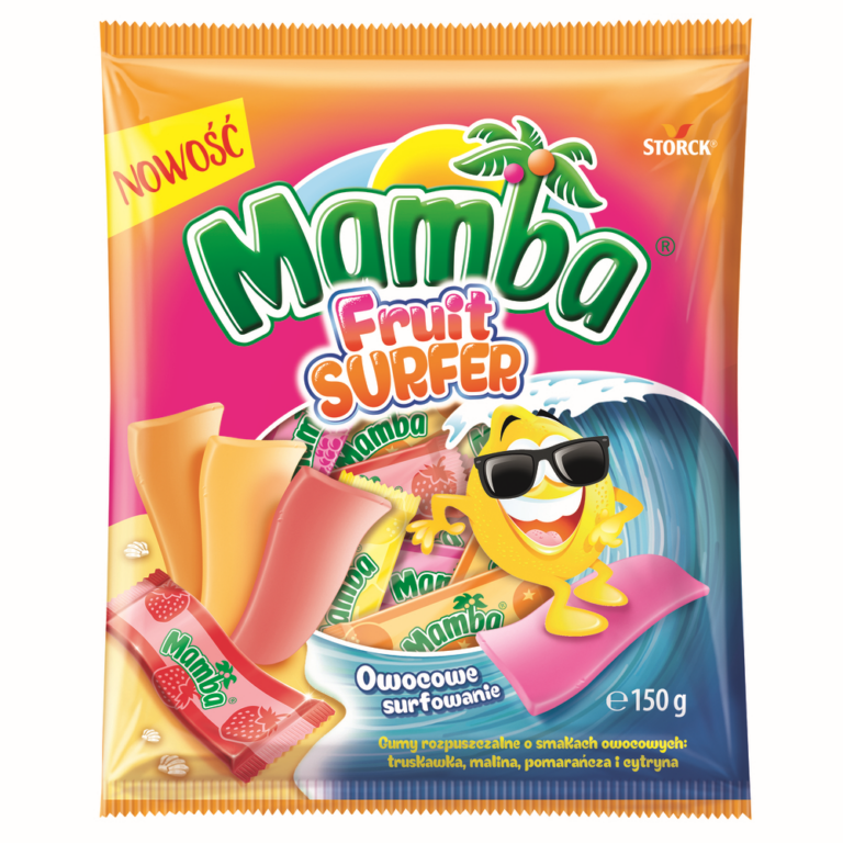 STORCK MAMBA FRUIT SURFER CHEWING CANDIES 140G