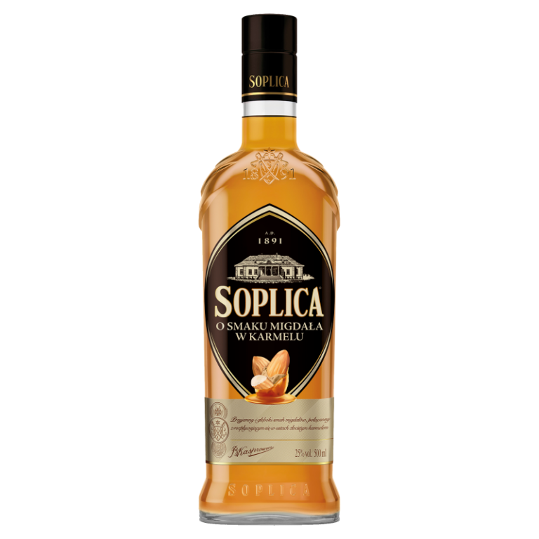 SOPLICA ALMOND WTH CARMEL VODKA ALC.25% 500ML