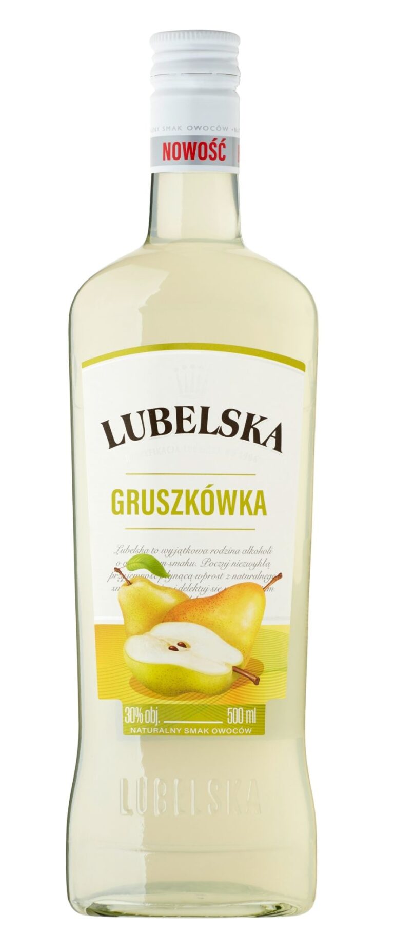 WODKA LUBELSKA GRUSZKA ALC,30% 0,5L
