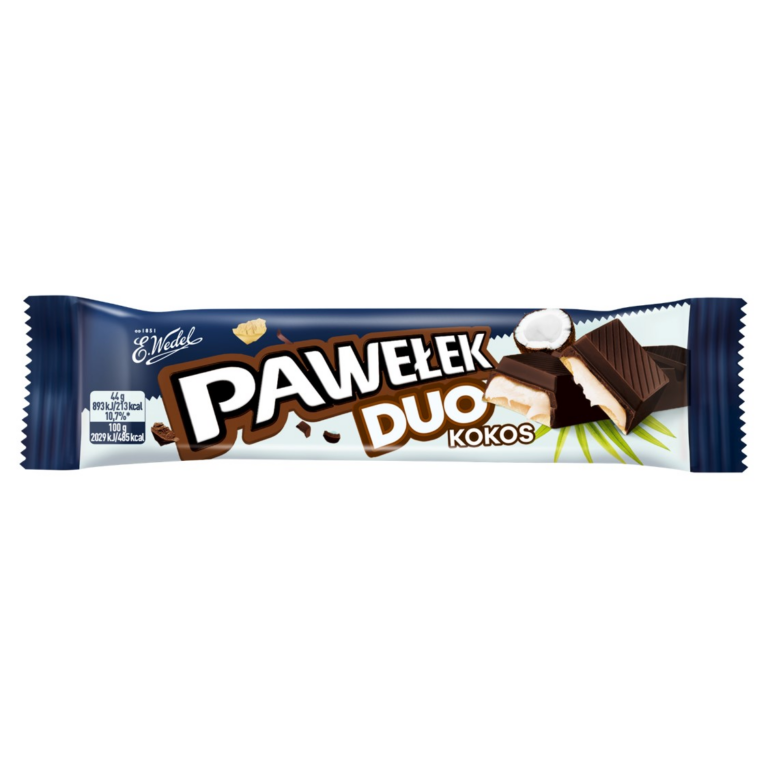 WEDEL PAWELEK MILK CHOCOLATE BAR WITH CREAM&COCONUT FILLING
