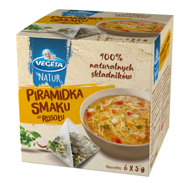 VEGETA NATUR PYRAMID VEGETABLE AND CHICKEN SOUP 30G