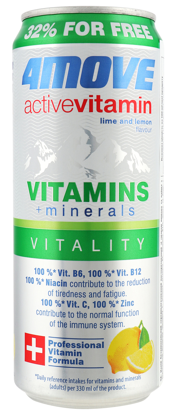 4MOVE ISOTONIC DRINK WITH VITAMINS AND MINERALS 333ML