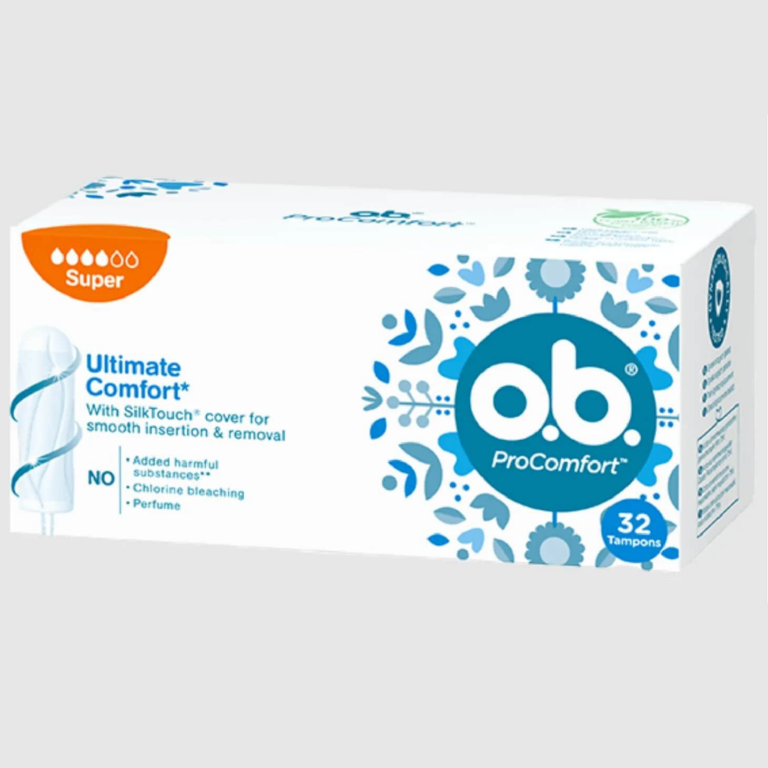 OB TAMPONS SUPER SILK TOUCH 16PCS