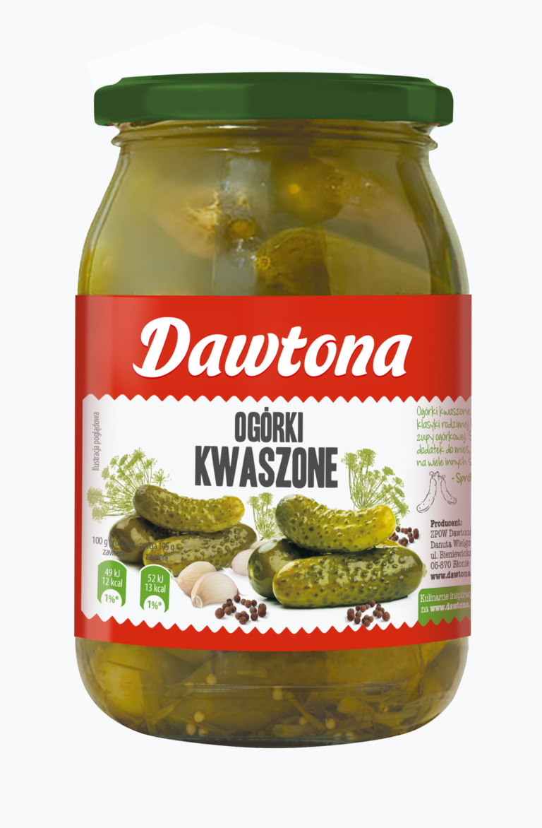 DAWTONA SOUR GHERKINS 900G