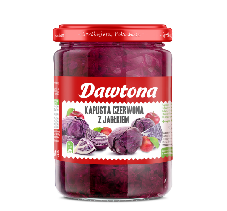 DAWTONA RED CABBAGE WITH APPLE 500G