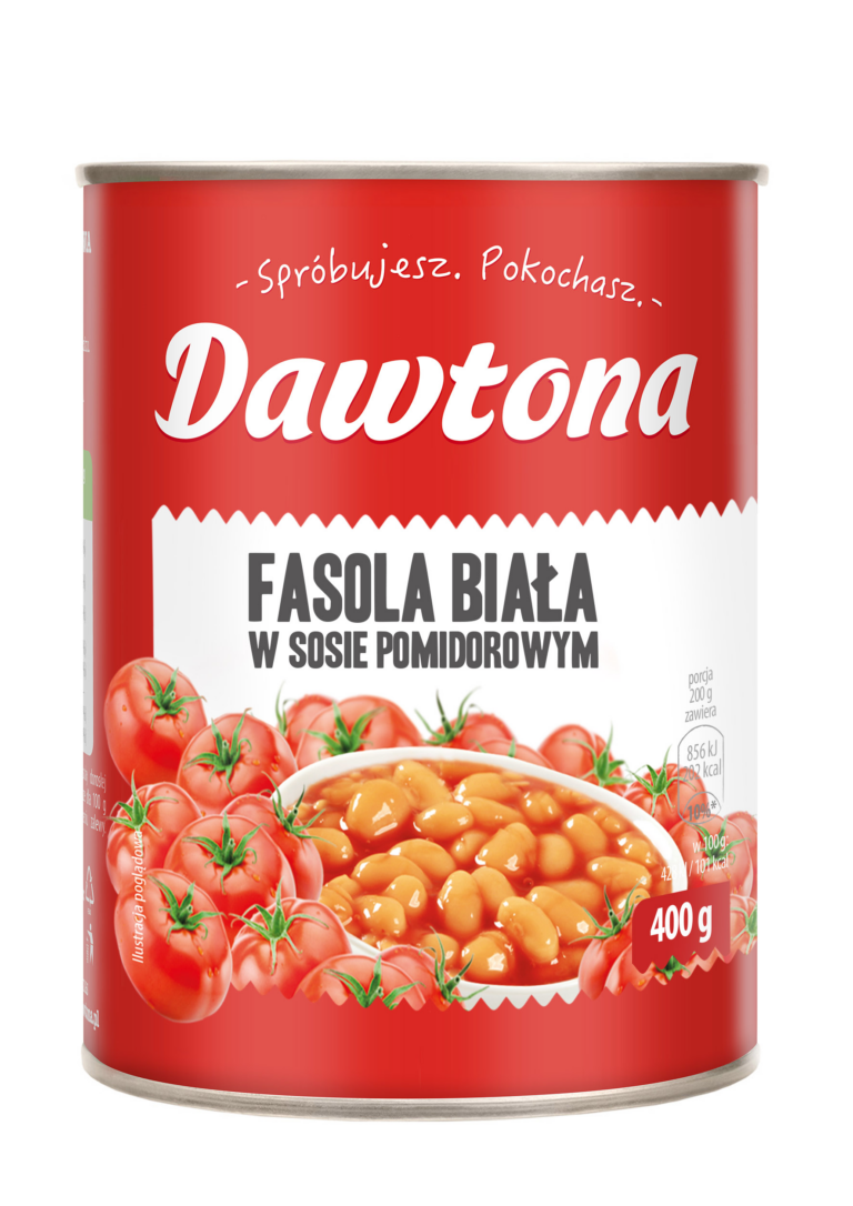 DAWTONA WHITE BEANS IN TOMATO SAUCE 400G