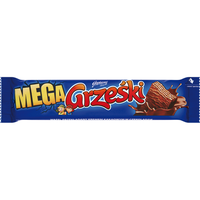 GOPLANA GRZESKI MEGA CHOCOLATE-COATED WAFER BAR WITH