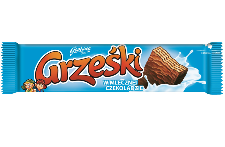 COLIAN GOPLANA GRZESKI MILK CHOCOLATE-COATED WAFER BAR WITH
