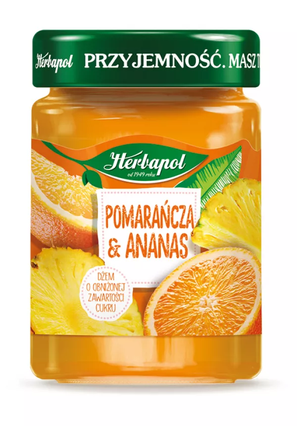 HERBAPOL ORANGE&PINEAPPLE JAM 280G