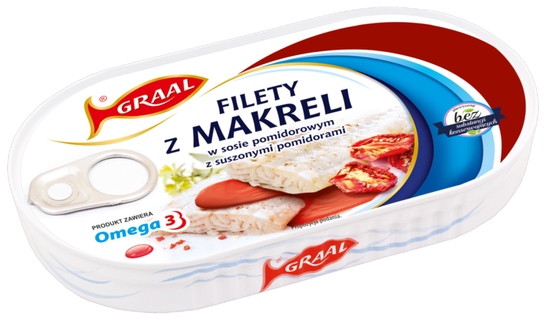GRAAL MACKEREL FILLETS IN TOMATO SAUCE WITH DRIED TOMATOES