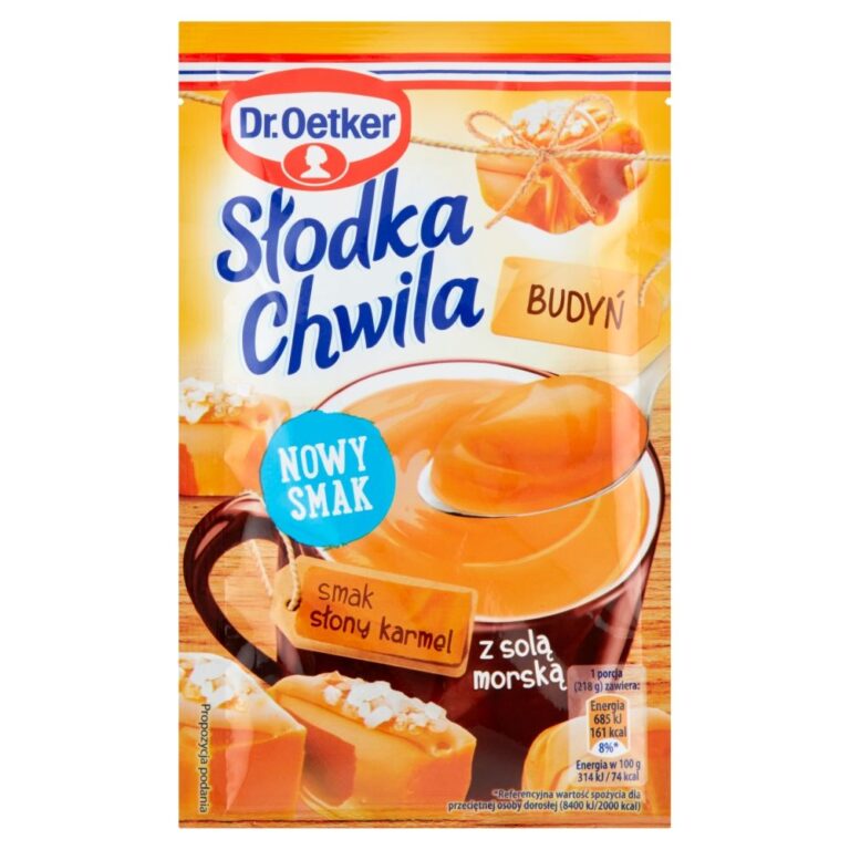 DR.OETKER SLODKA CHWILA SALTED CARAMEL FLAVOURED PUDDING 43G