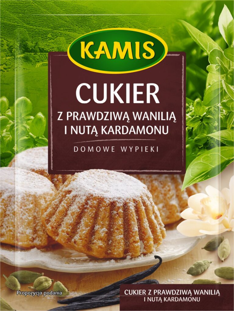 KAMIS VANILLIN SUGAR WITH CARDAMOM TASTE 20G