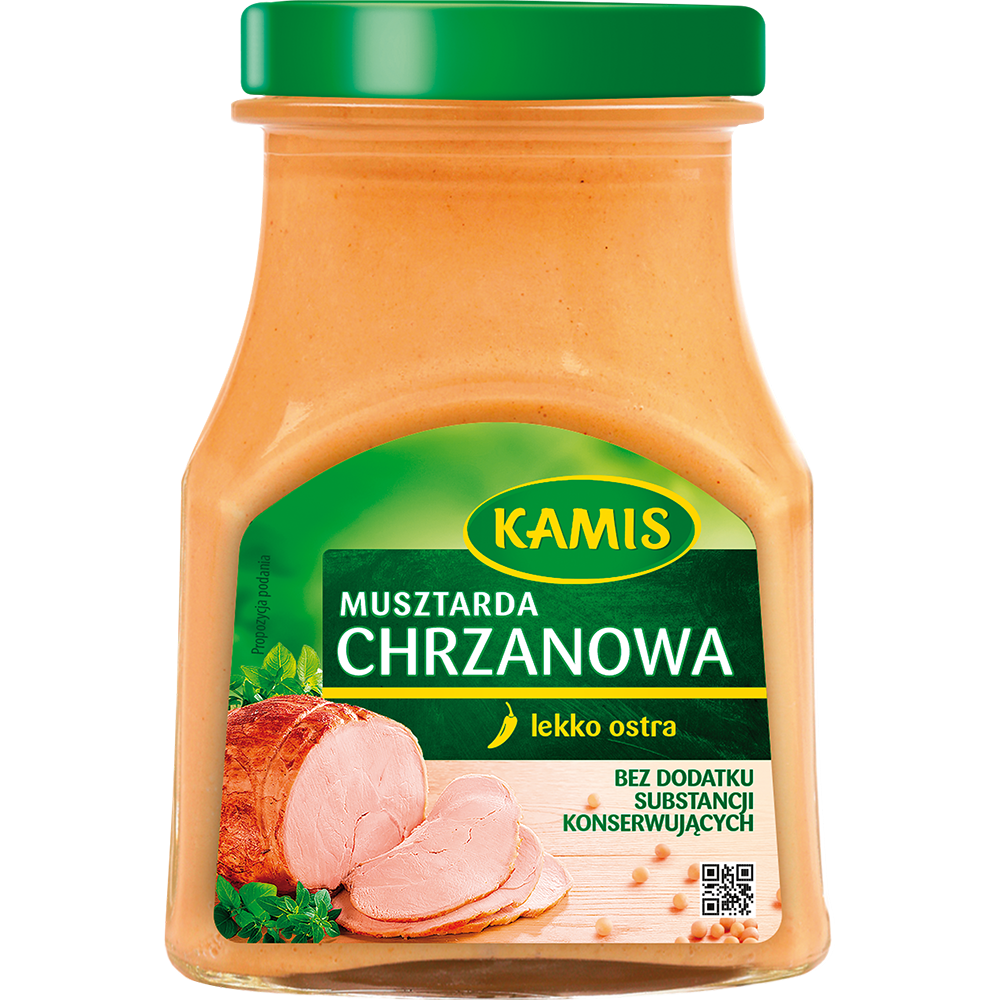 KAMIS HORSERADISH MUSTARD 185G