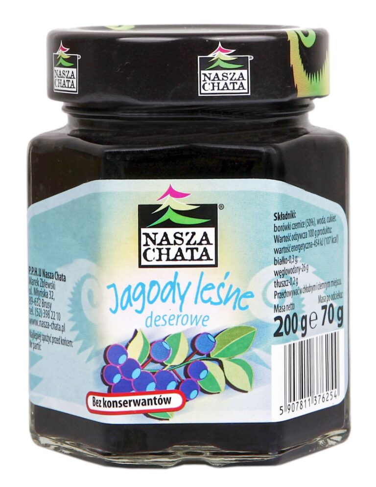 NASZA CHATA BLACK BLUEBERRIES DESSERT 200G
