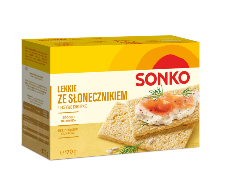 SONKO CRISPBREAD WITH SUNFLOWER SEEDS 170G